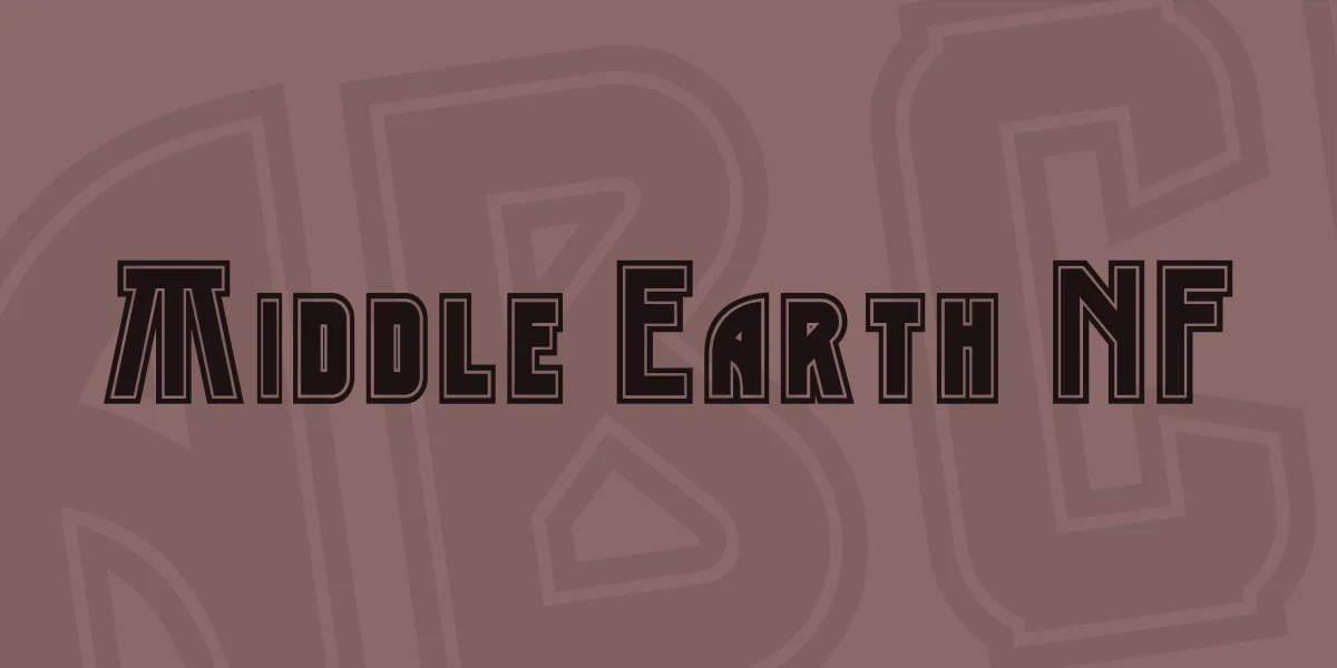 Middle Earth NF Font