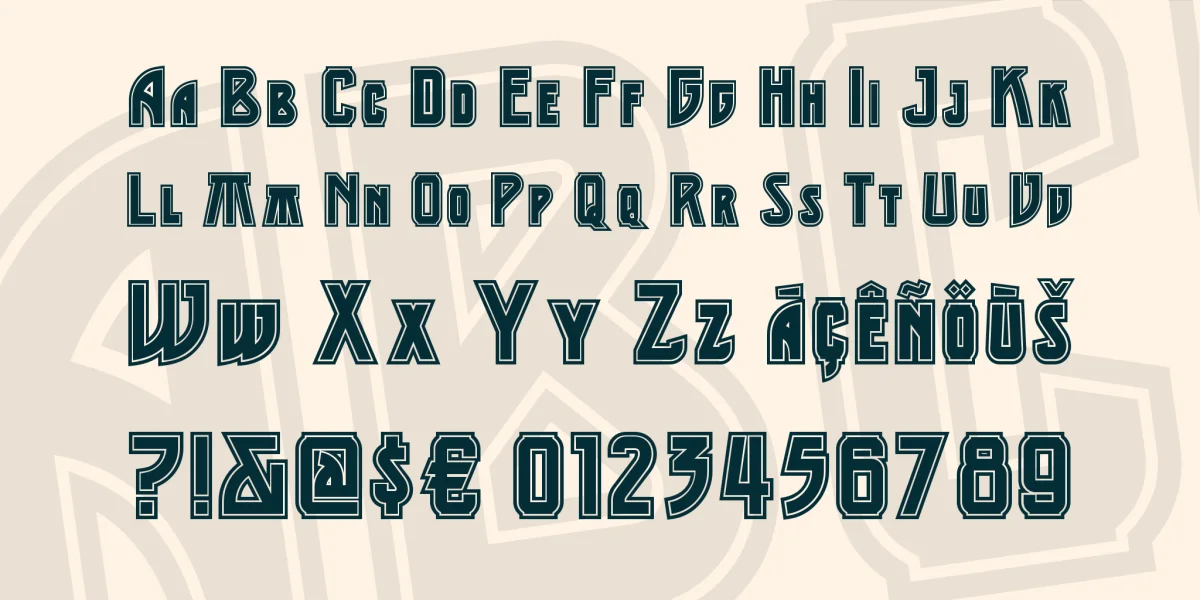 Middle Earth NF Font preview 3
