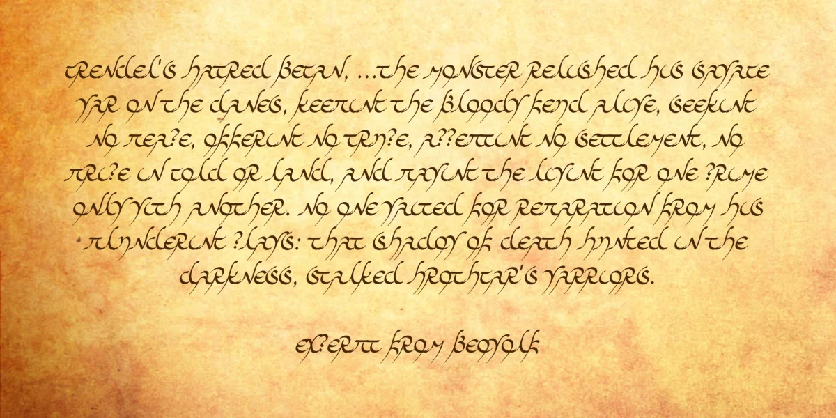 Midjungards Font preview 3