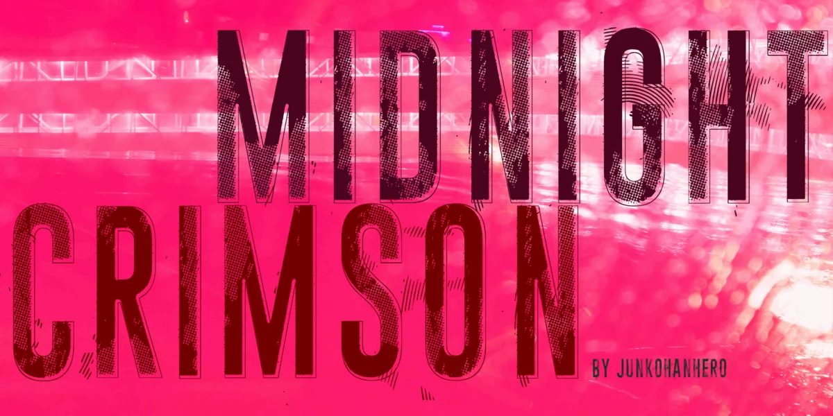Midnight crimson Font