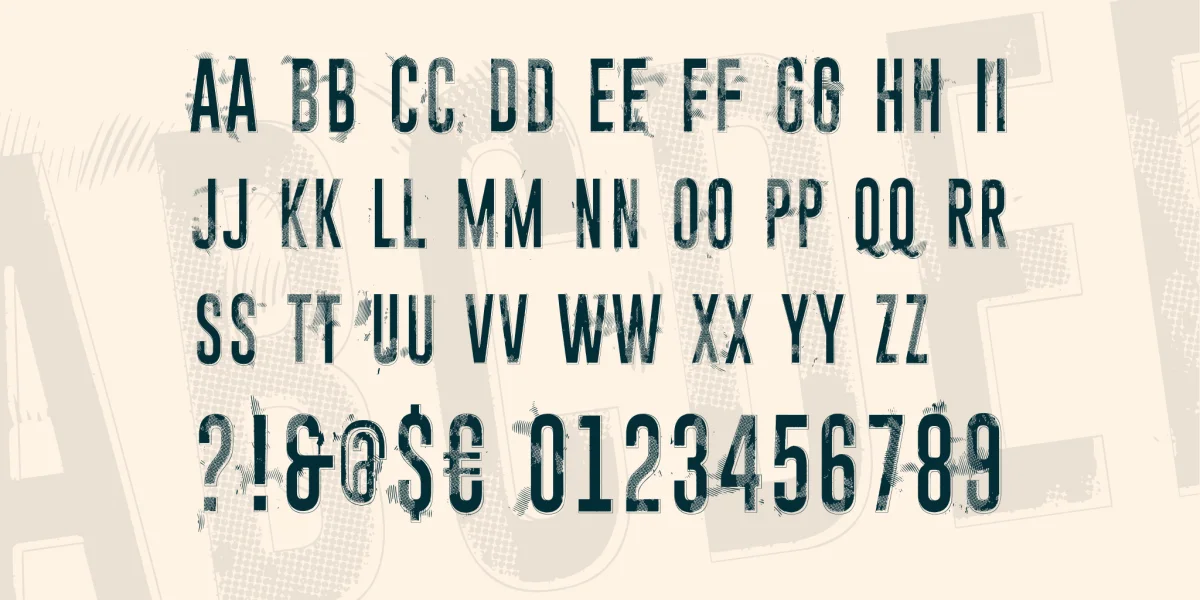 Midnight crimson Font preview 4