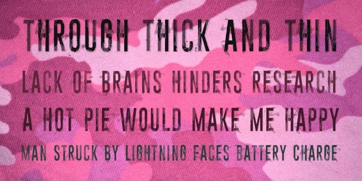 Midnight crimson Font preview 6