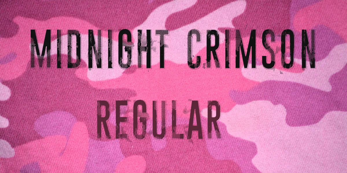 Midnight crimson Font preview 9