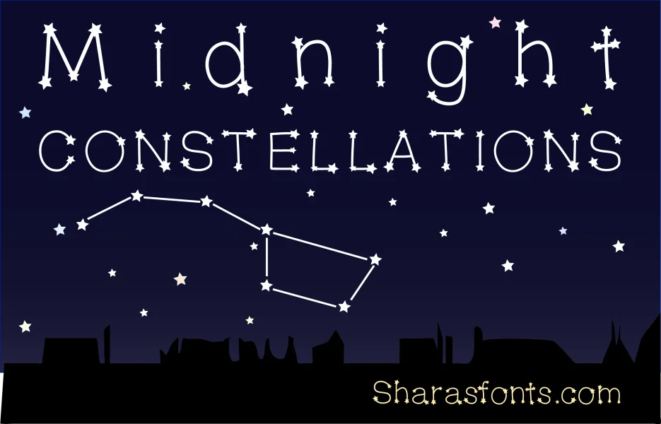 MidnightConstellations Font