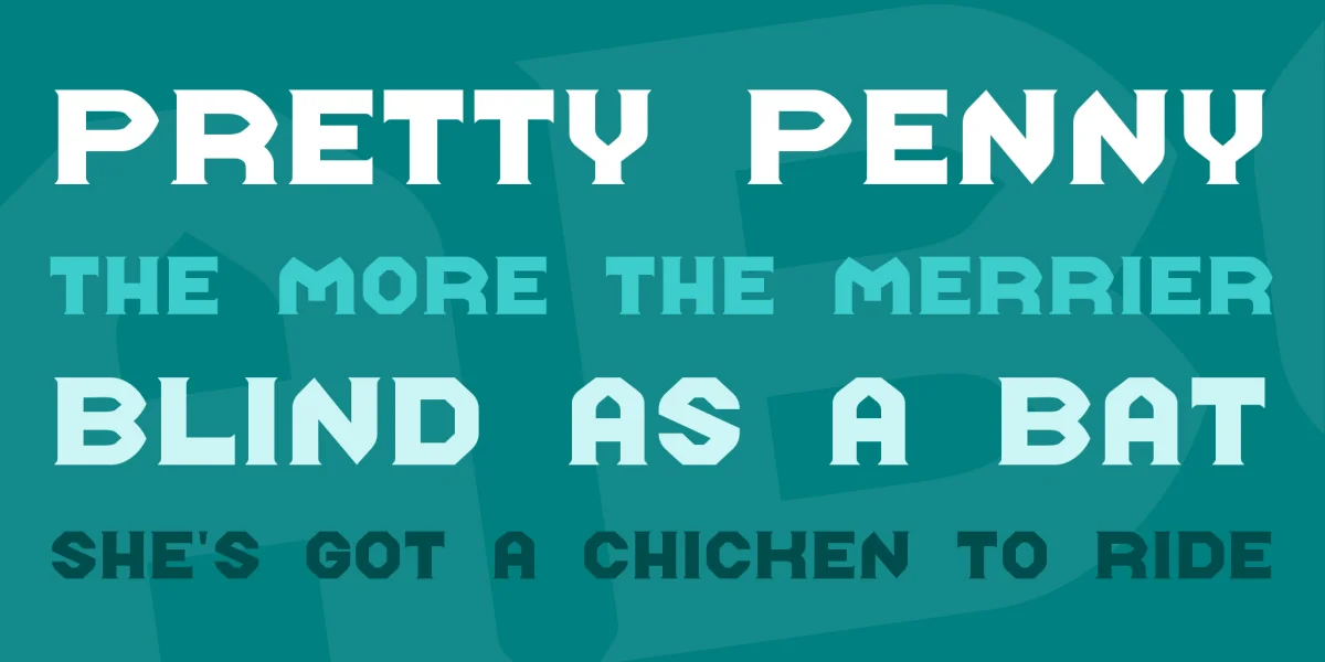 Midroba Font Family preview 2