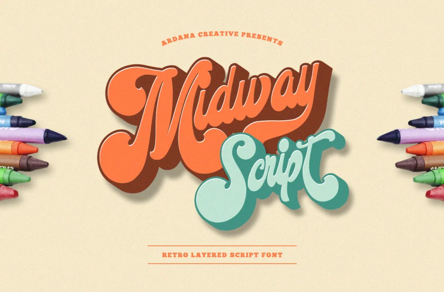 Midway Retro Font