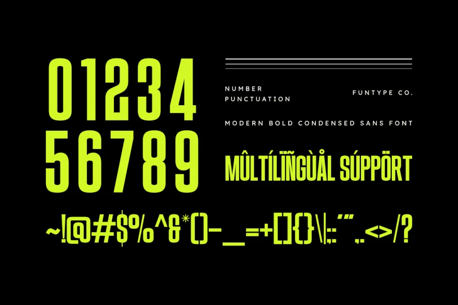 Might Font preview 3