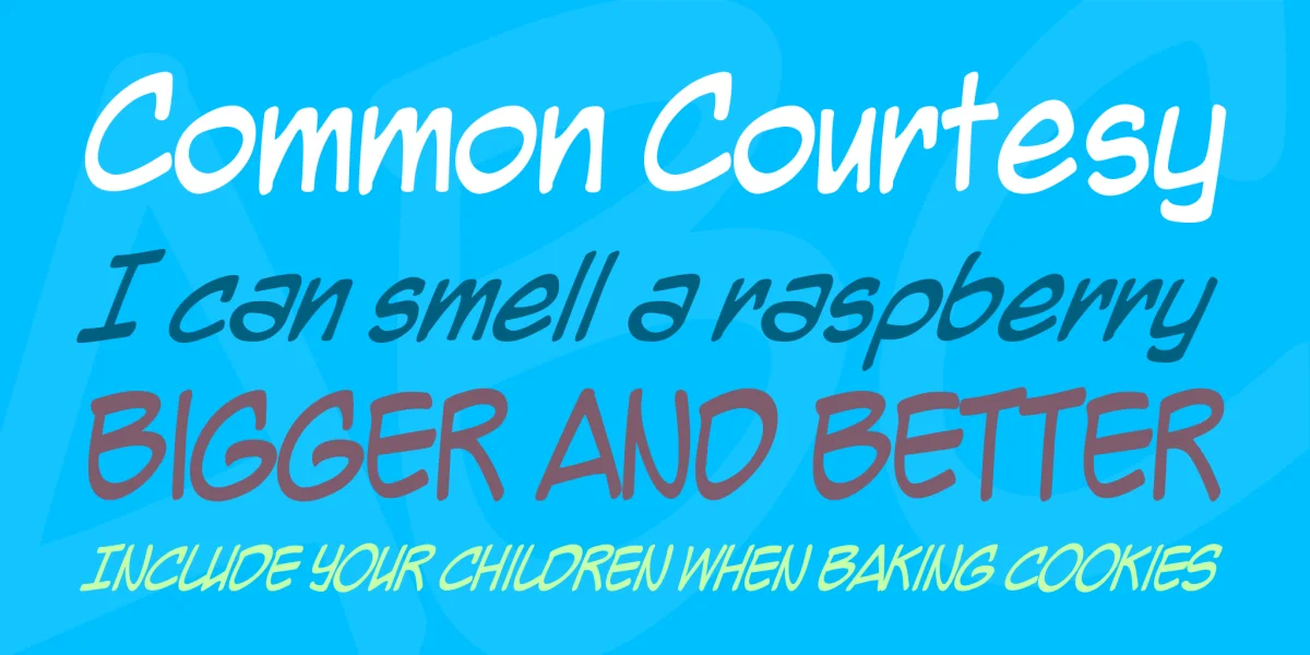 Mighty Zeo Font Family preview 2