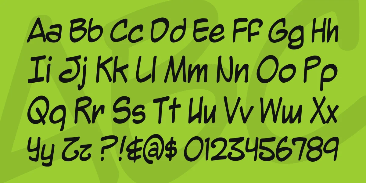 Mighty Zeo Font Family preview 4