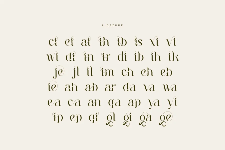 Milea Serif DEMO Font preview 10
