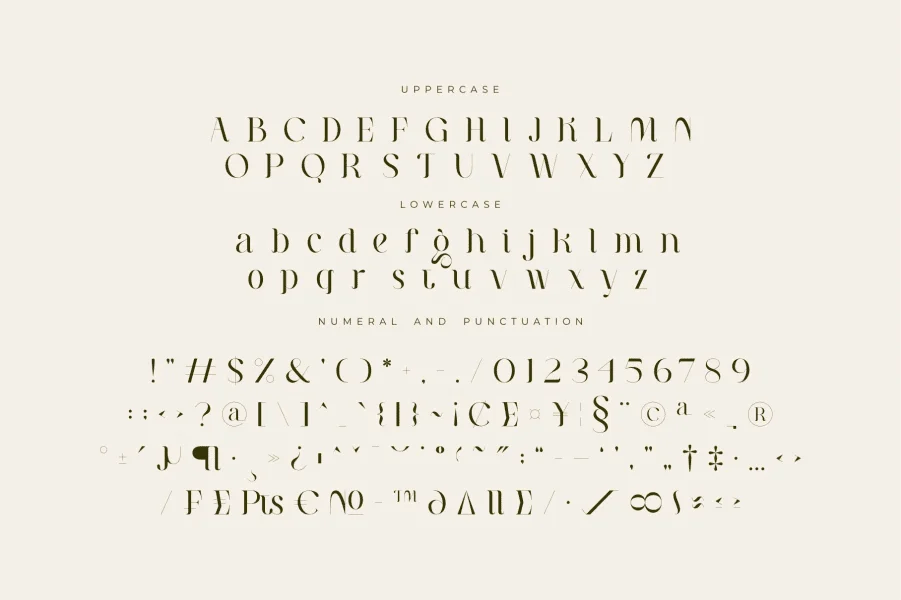 Milea Serif DEMO Font preview 11