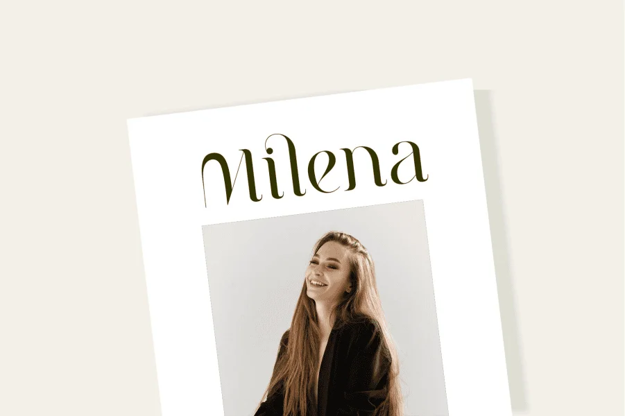 Milea Serif DEMO Font preview 4