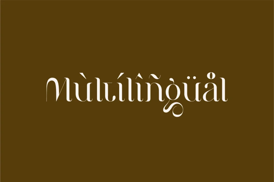 Milea Serif DEMO Font preview 9