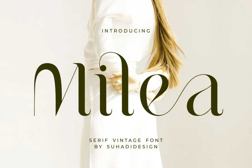 Milea – Serif Vintage Font