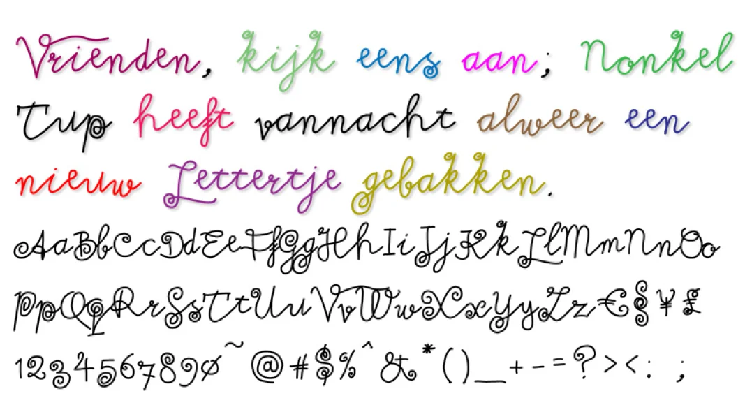 Milkmoustachio Font