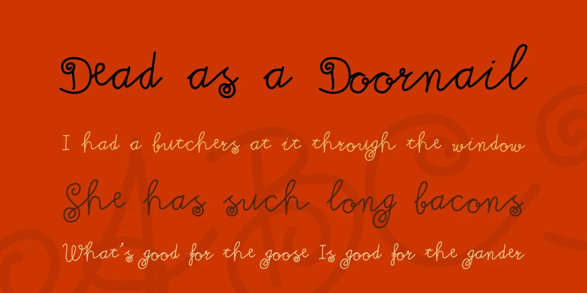 Milkmoustachio Font preview 4