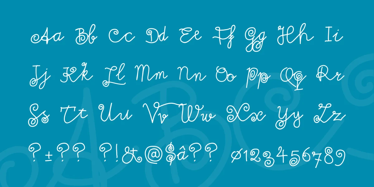 Milkmoustachio Font preview 5