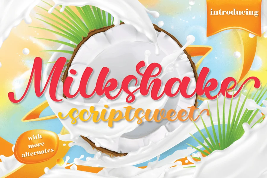 Milkshake Scriptsweet Font