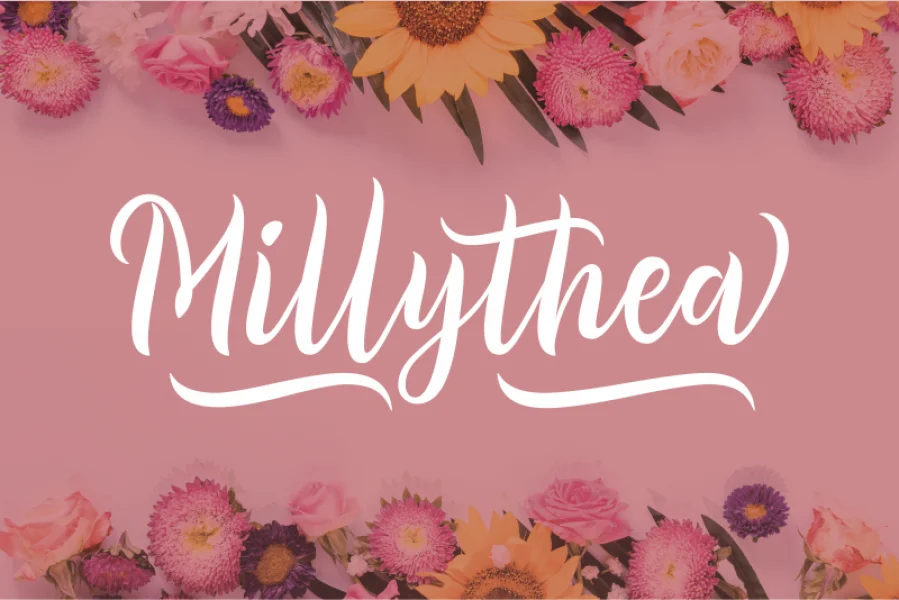 Millythea Font preview 5