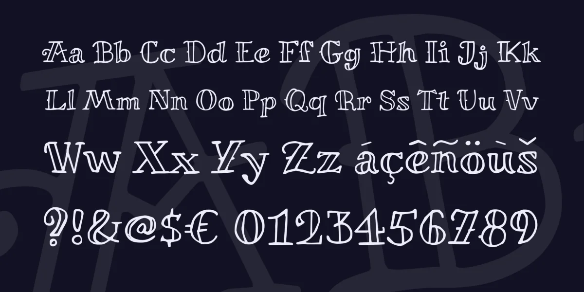 Miltonian Font Family preview 3