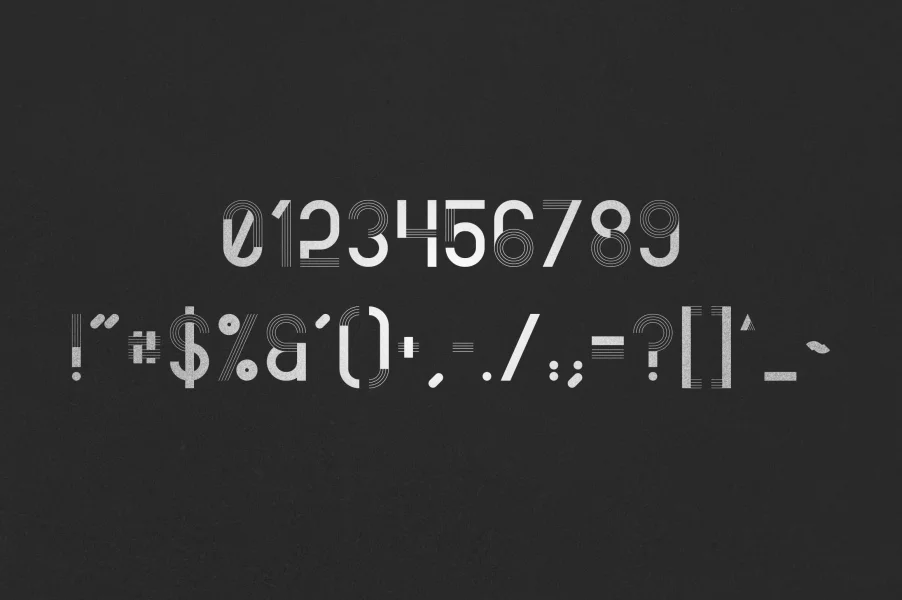 Minbus Font preview 5