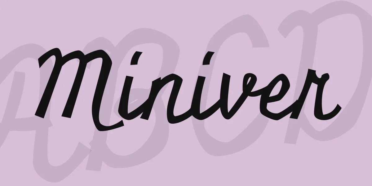 Miniver Font