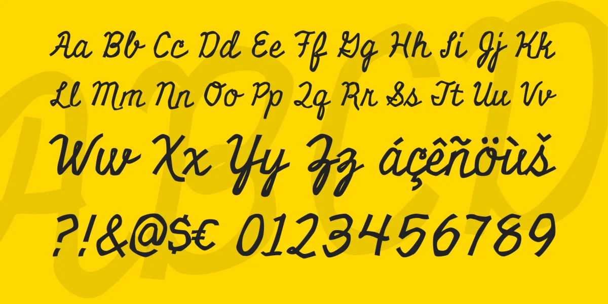 Miniver Font preview 4