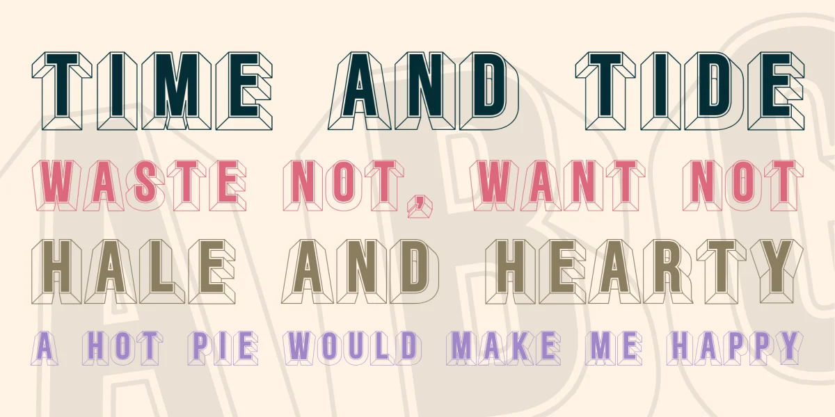 Minstrels Font preview 3