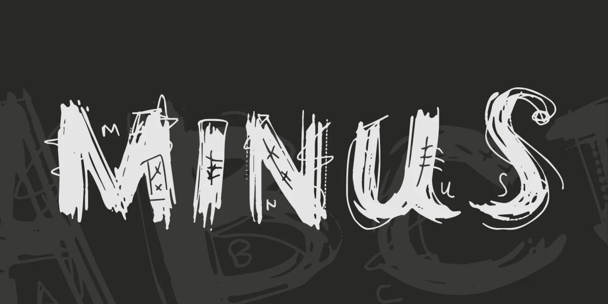minus Font