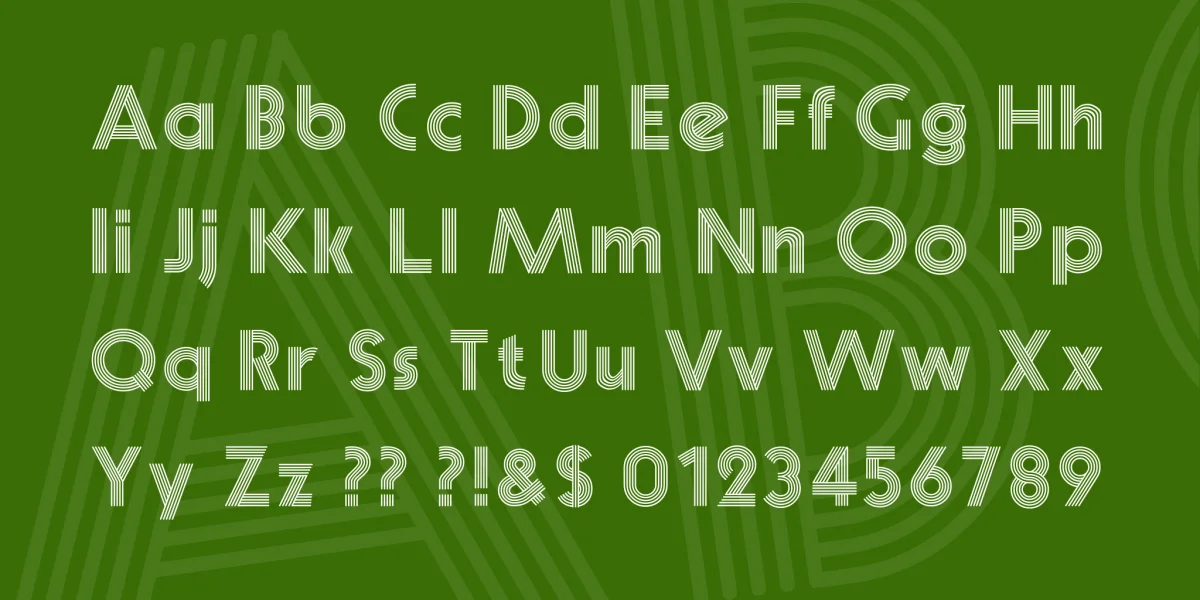 Mirage Font preview 3