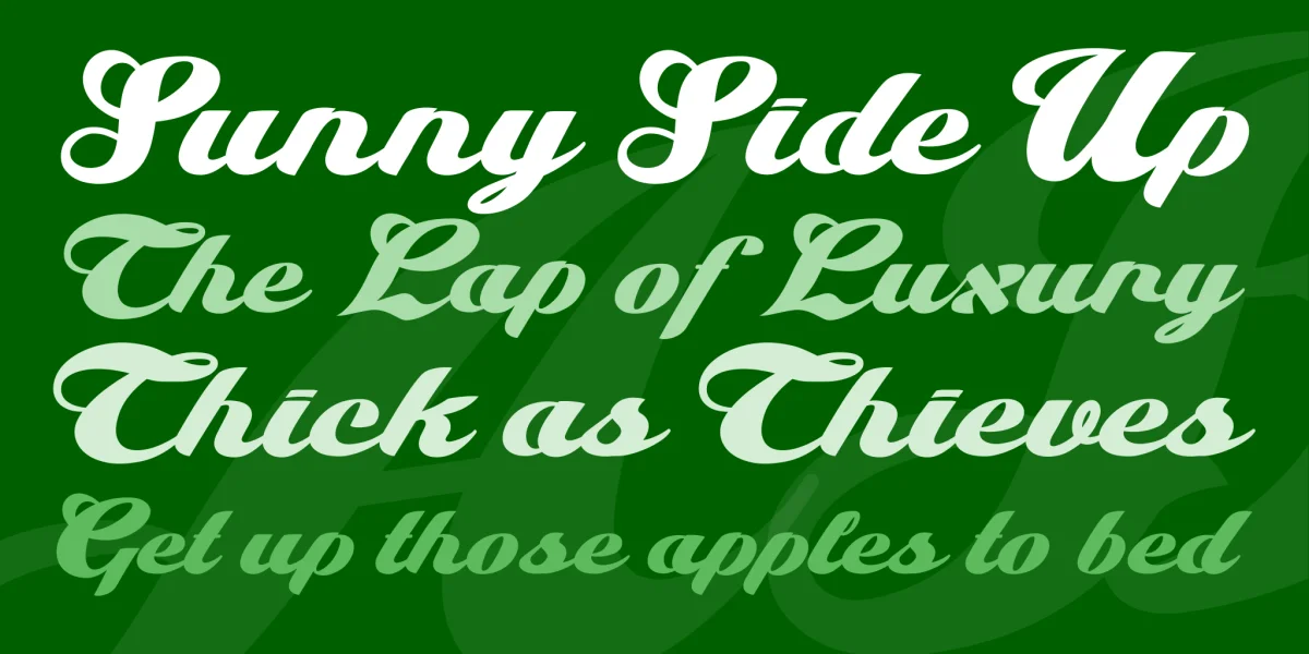 Miss Hanna Personal Use Font preview 2