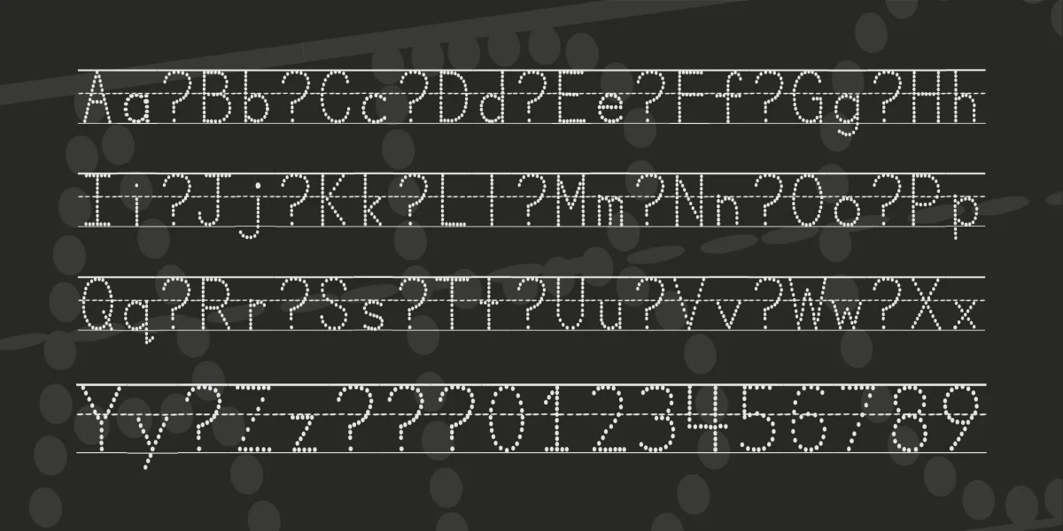 Miss Olsen's Classroom Font Family preview 2