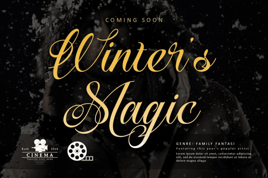 Mistletoe Magic-Personal use Font preview 8