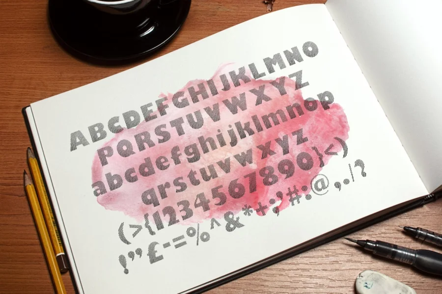 Moare Font preview 5