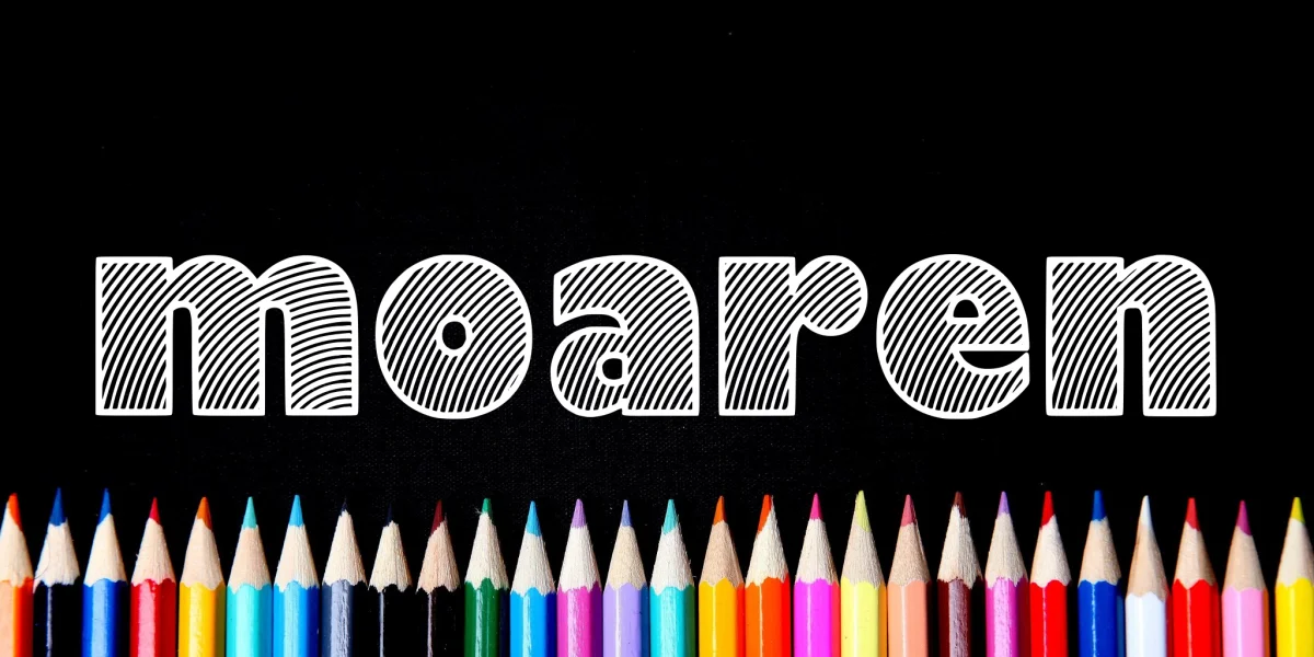 Moaren Font preview 2