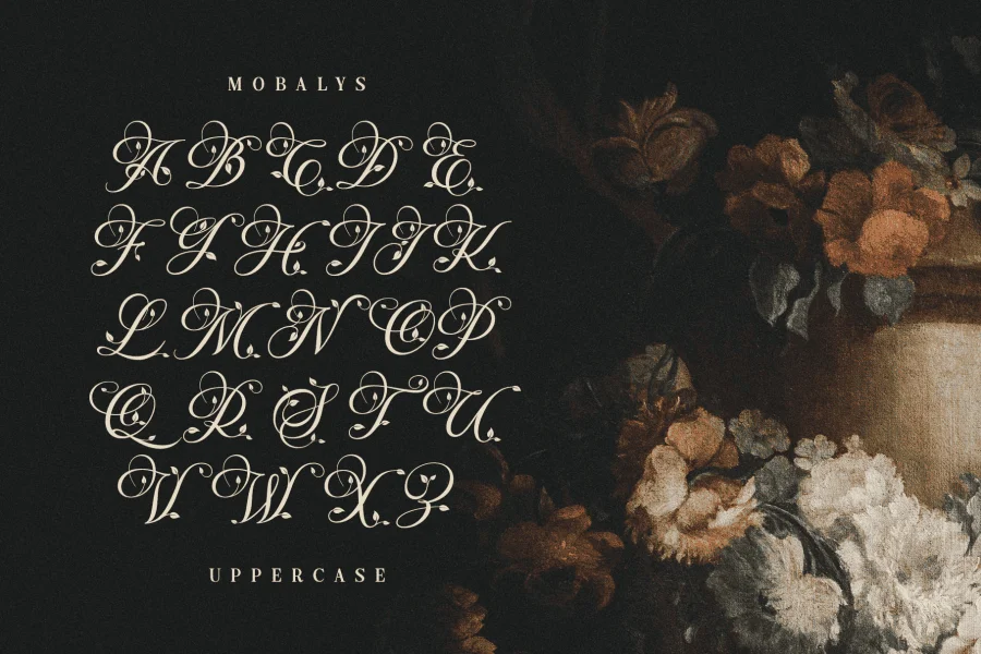 Mobalys Font preview 3