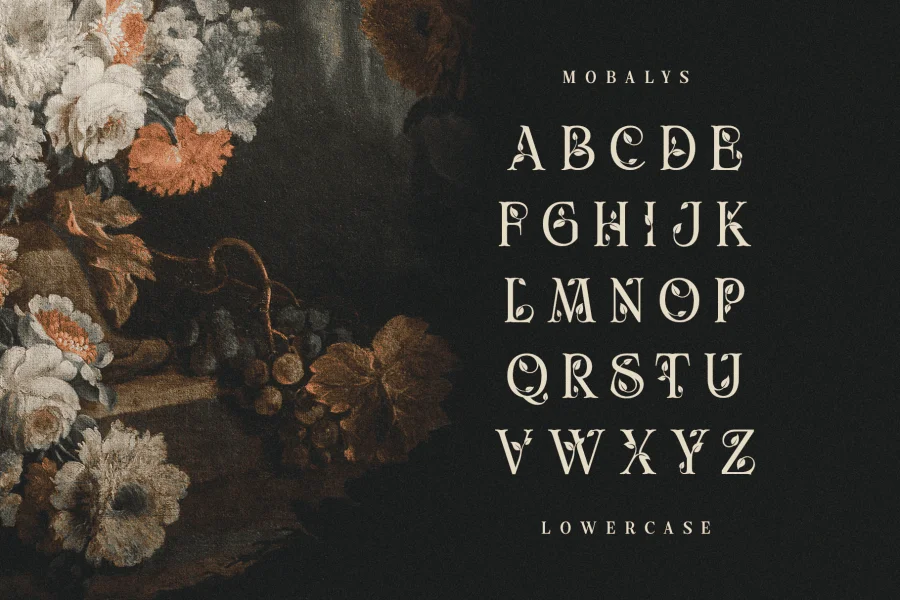 Mobalys Font preview 5