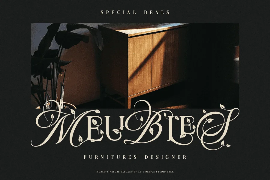 Mobalys Font preview 6