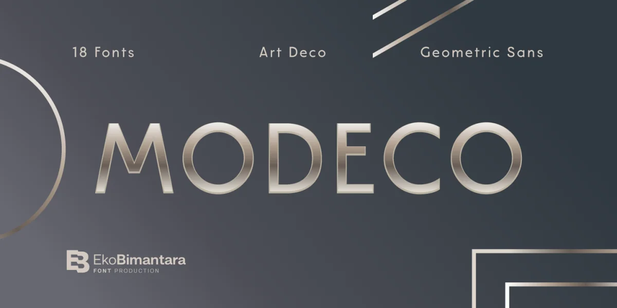 Modeco Trial Font Family