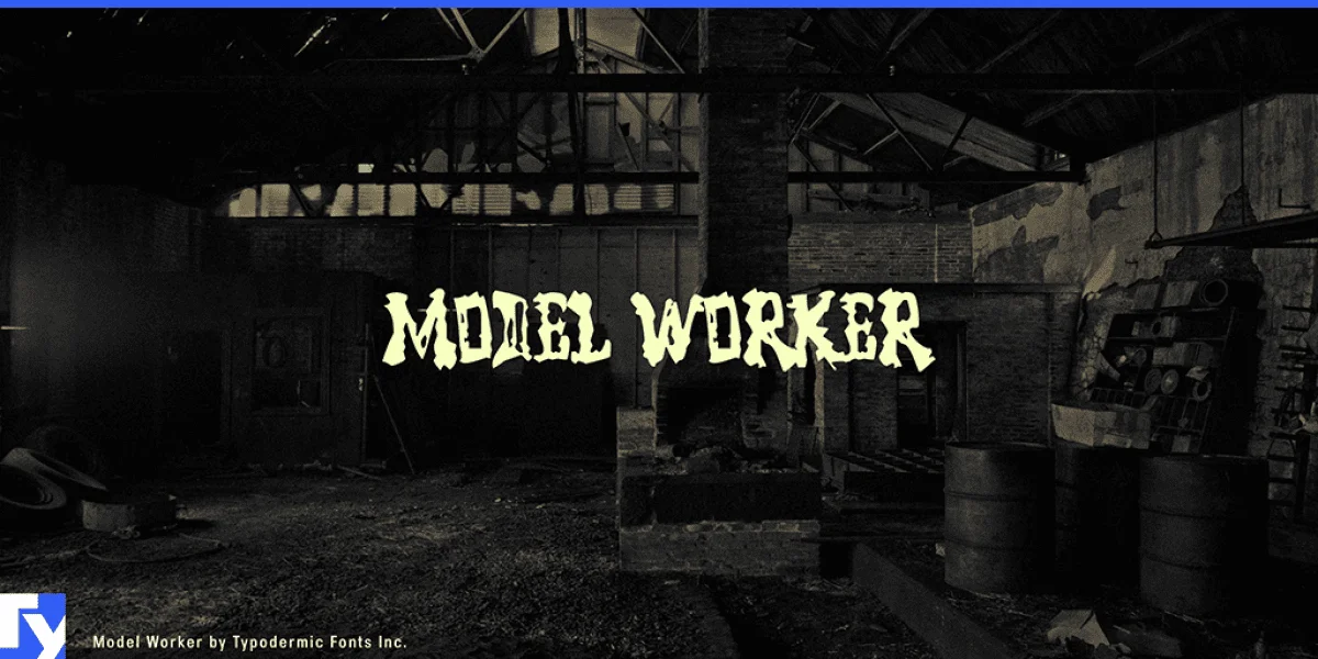 Model Worker Font
