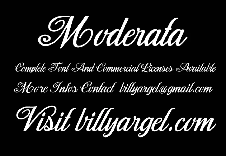 Moderata Personal Use Font