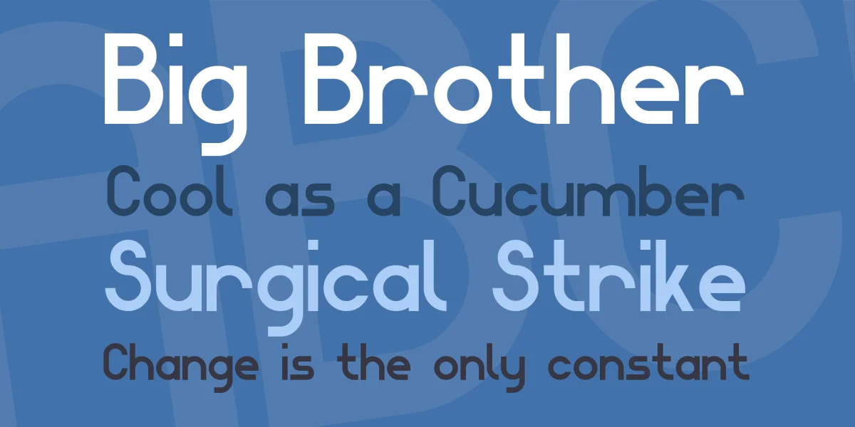 Modern Sans Serif 7 Font preview 2