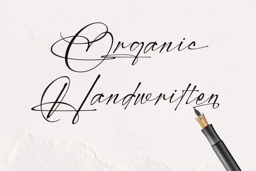 Modern Signature - Personal use Font preview 2