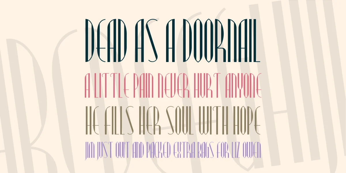 Modern Typography NF Font preview 2