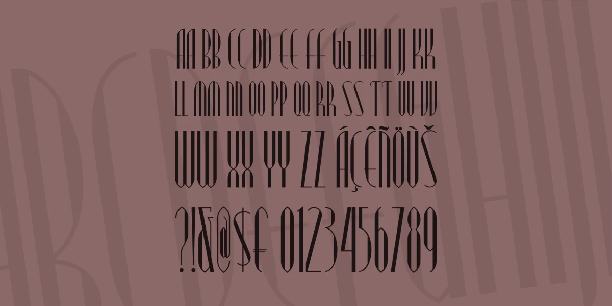 Modern Typography NF Font preview 3
