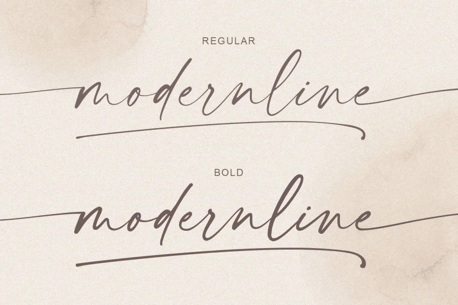 modernline - Personal Use Font Family preview 14