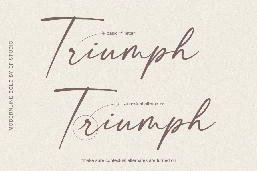 modernline - Personal Use Font Family preview 15