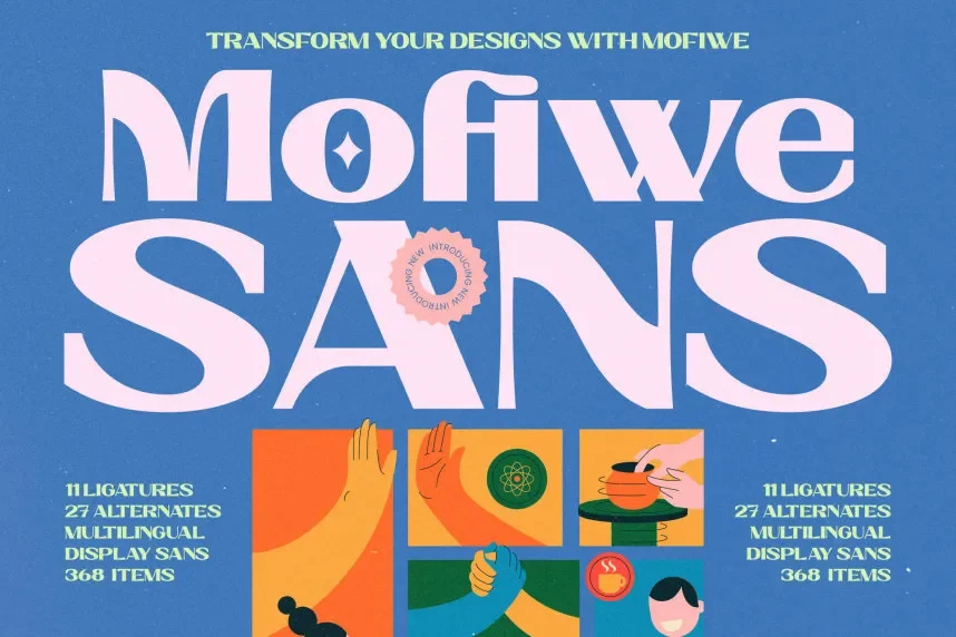 Mofiwe Sans Font preview 2