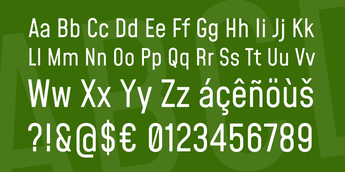 Mohave Font Family preview 4