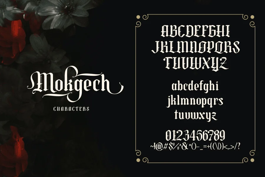 Mokgech Font Family preview 4